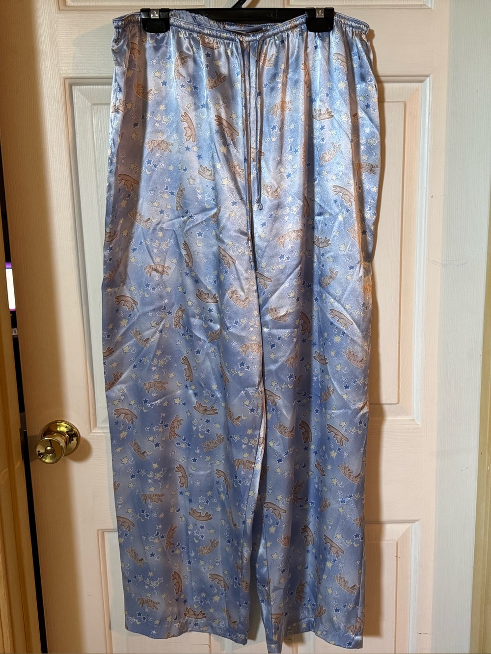 Vintage Whimsigoth Celestial Cat Pajama Pants